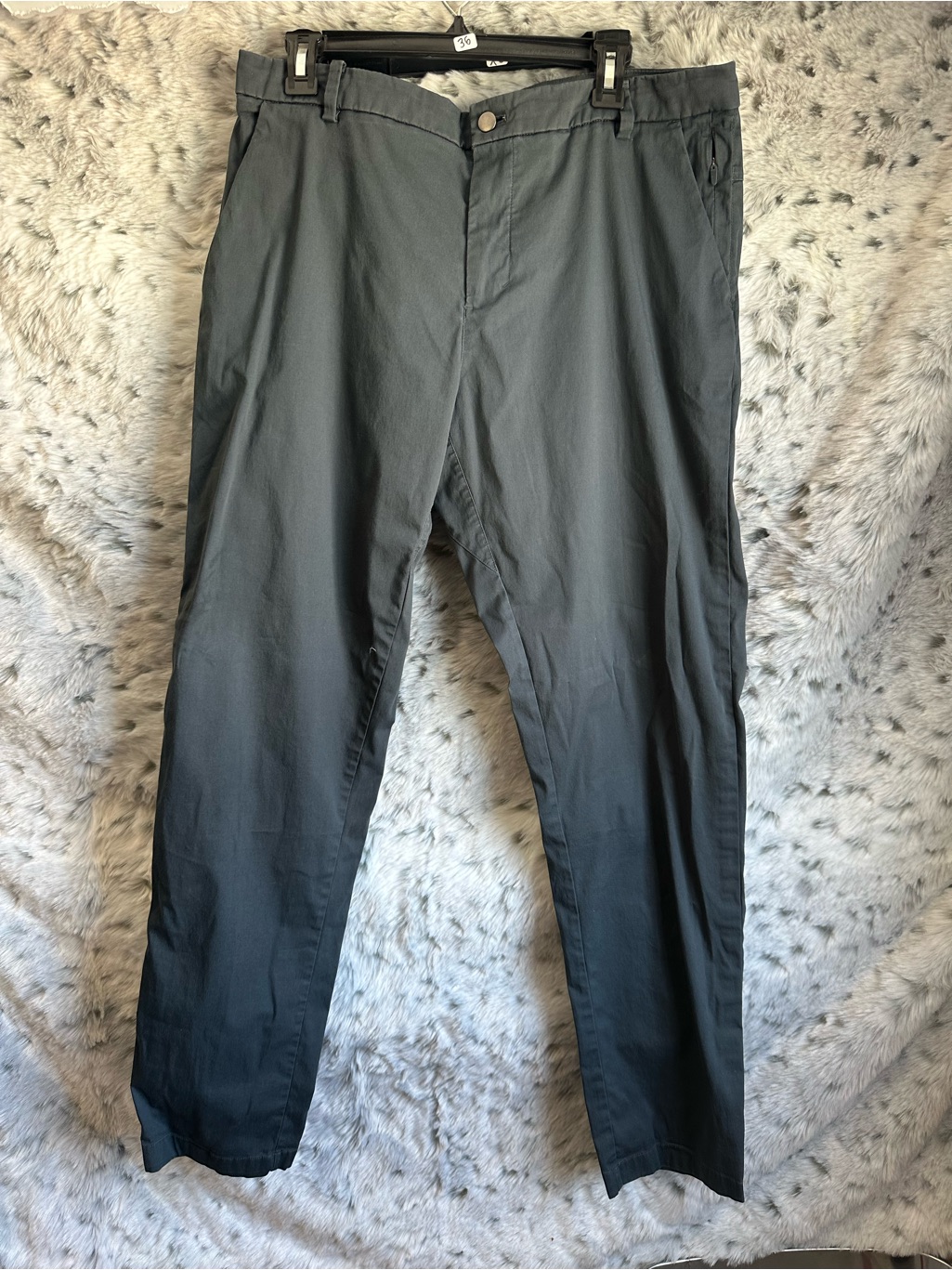 342 Lululemon Mens 36 Dark Grey Dress Commission Pant